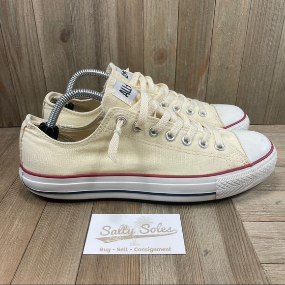 converse unbleached white